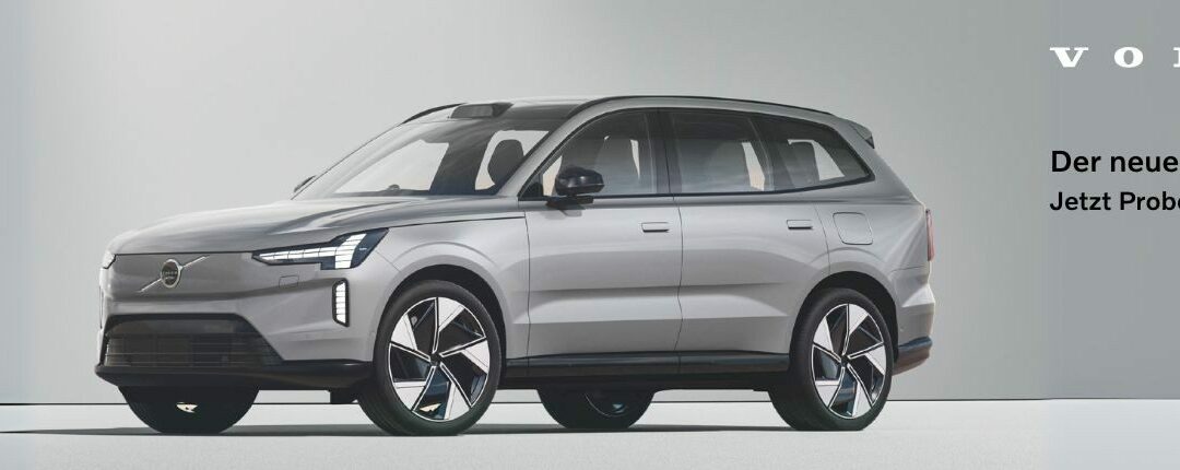 Der neue Volvo EX90 ist bereit für eine Probefahrt!